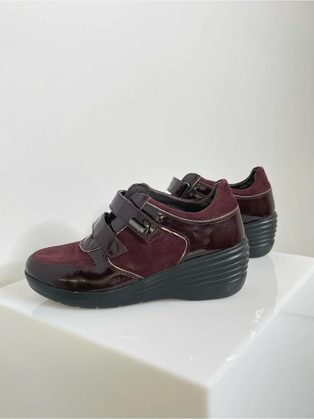 Shoes | Stonefly Suede Leather Sneaker | Comfort | Made in Italy | Burgundy 7